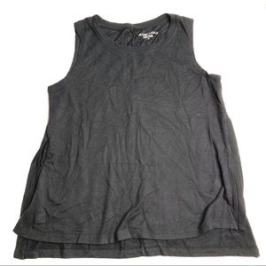 Beyond Yoga Just Chillin Tank Black Split Sides